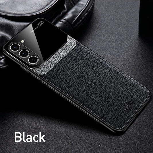 Galaxy S23 5G Premium Leather Lens Protective Case