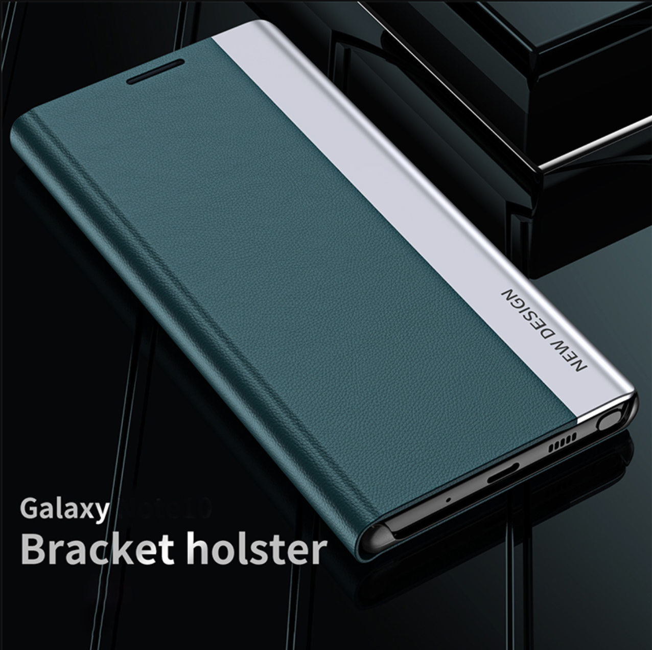 Galaxy S22 Ultra Magnetic Flip Leather Case