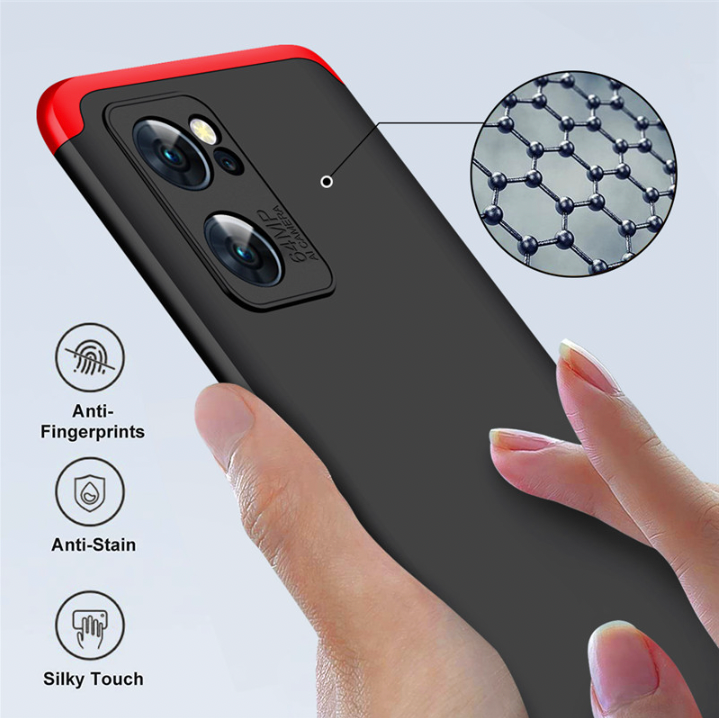 Oppo Reno7 5G Ultimate 360° Shockproof Complete Protection Matte Back Cover