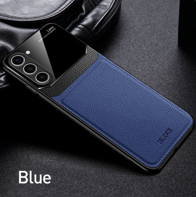 Galaxy A54 5G Premium Leather Lens Protective Case