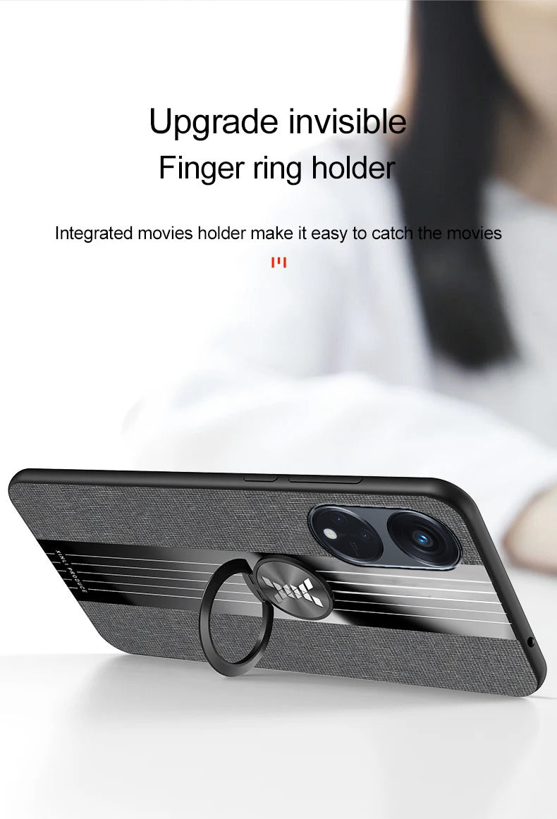 Oppo Reno8 T 5G Luxury Plexiglass Invisible X® Ring Case
