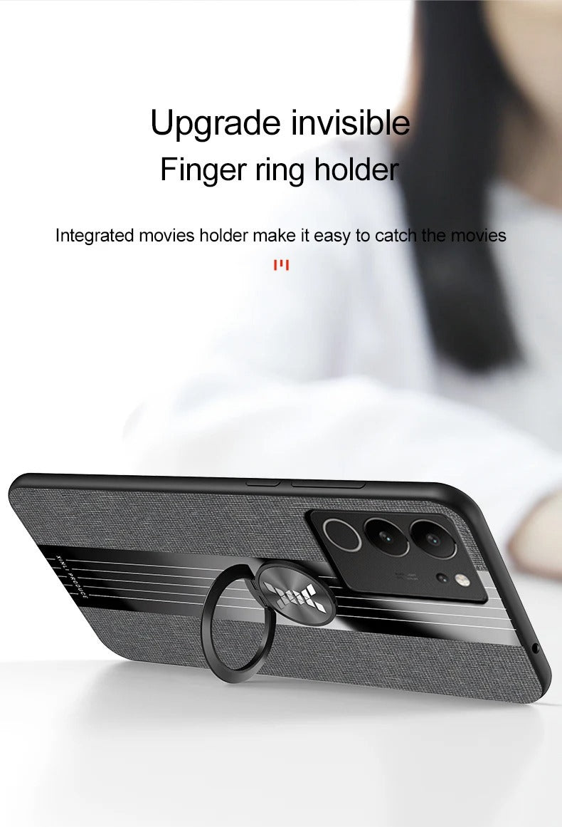 Vivo V29 5G Luxury Plexiglass Invisible X® Ring Case