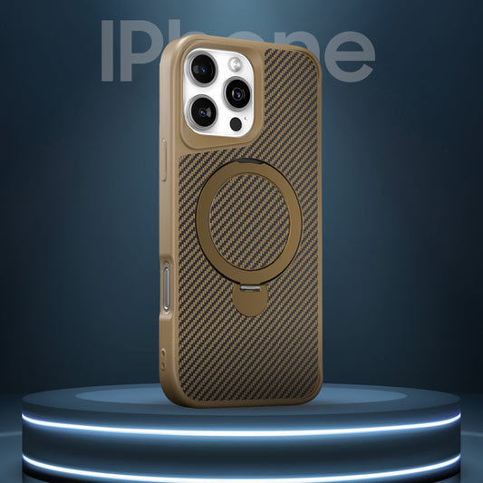 Carbon Fiber Texture TPU Magnetic | iPhone 16 Pro & 16 Pro Max Case