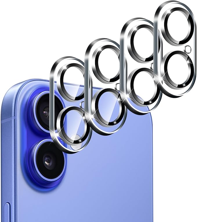 Waterproof HD Camera Lens Protector for iPhone 16 / 16 Plus