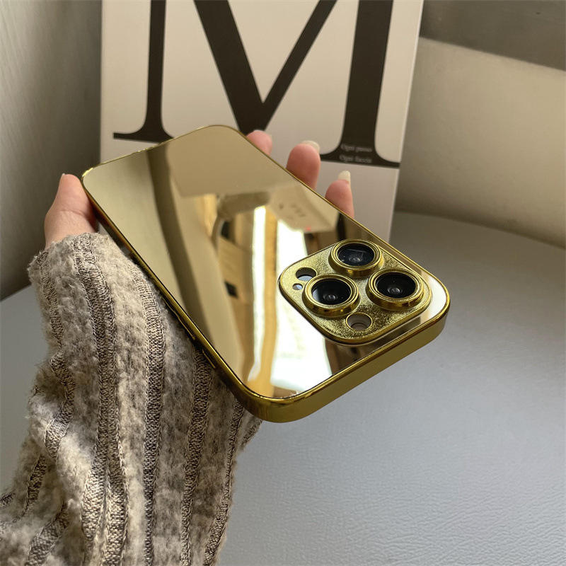 High Quality Gold Customizable iPhone Case