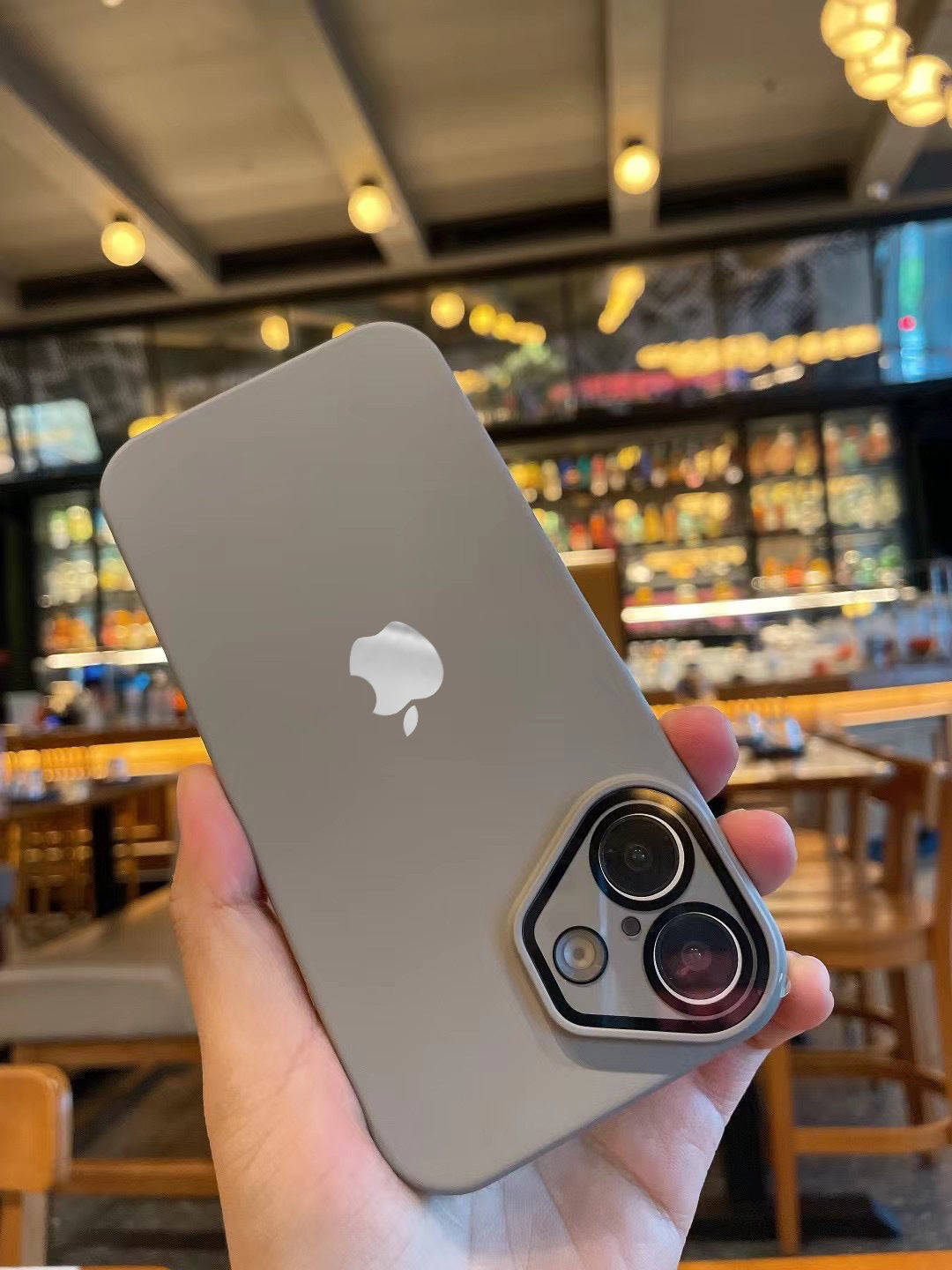 Luxury Matte Case With Logo For iPhone 16