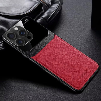 iPhone 15-16 Series Premium Leather Lens Protective Case