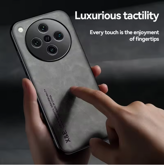 OPPO Find X8 Comfortable Touch Sheepskin Leather Mobile Phone Case