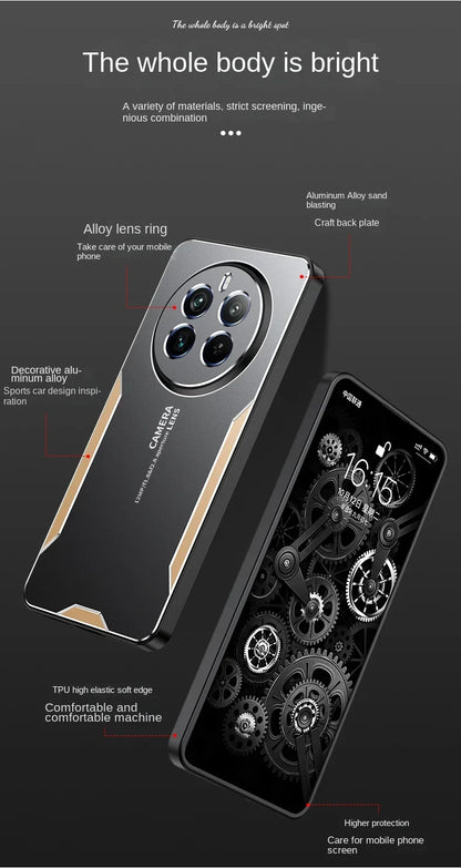 Realme 12 Pro+ 5G Luxury Aluminium Metal Frame Protective Case