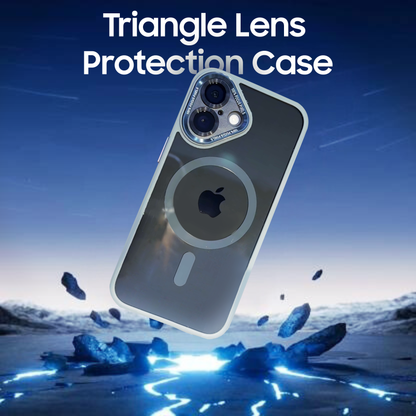 Triangle Lens Protection Case For iPhone 16 and 16 Plus