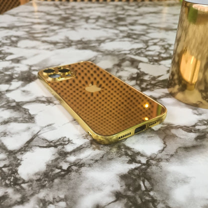 High Quality Gold Customizable iPhone Case