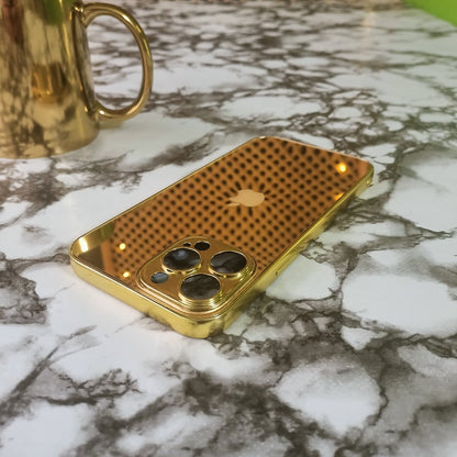 High Quality Gold Customizable iPhone Case