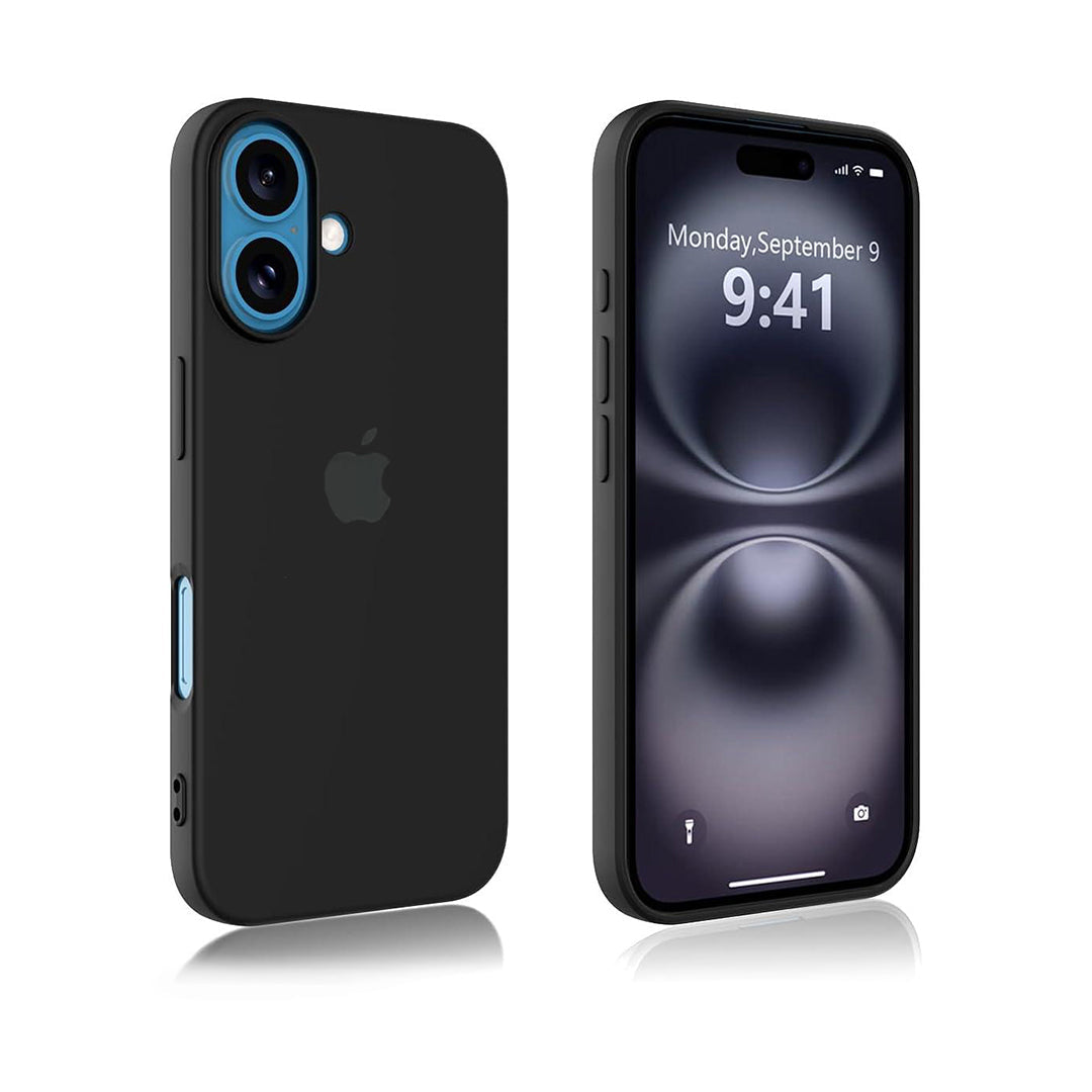 Silicon Logo Case For Apple iPhone 16 & 16 Plus