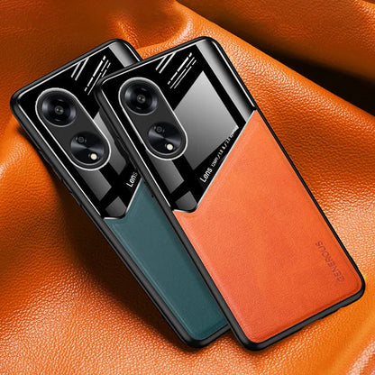 Oppo Reno 8T 5G luxury Generous® Leather Protective Back Case