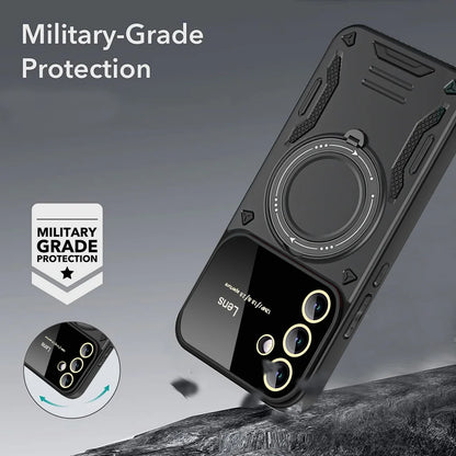 Galaxy A34 5G Military Grade Hard Back Ring Case