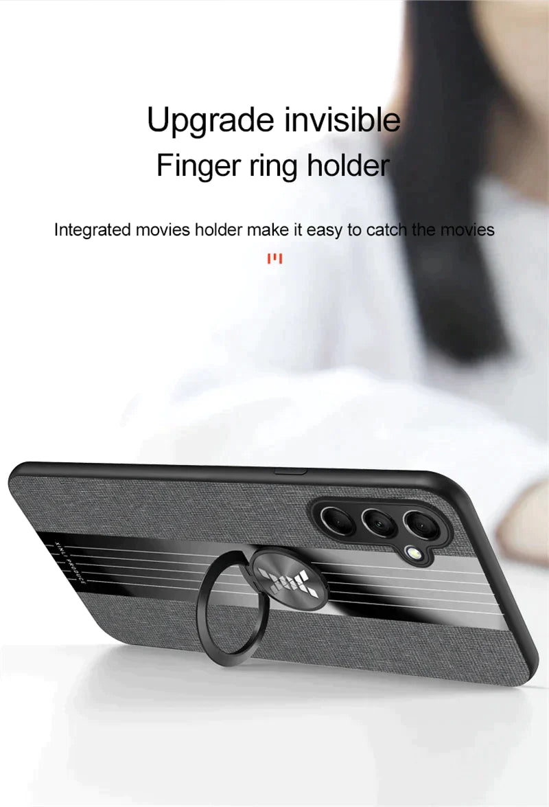 Galaxy A34 5G Luxury Plexiglass Invisible X® Ring Case
