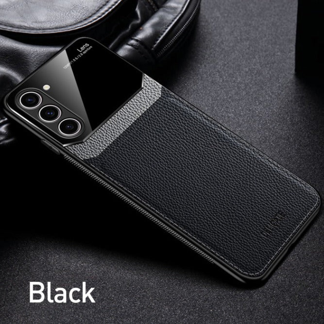 Galaxy A34 5G Premium Leather Lens Protective Case
