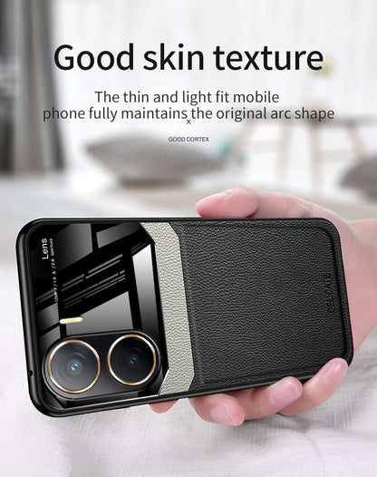 Vivo V29e 5G Premium Leather Lens Protective Case