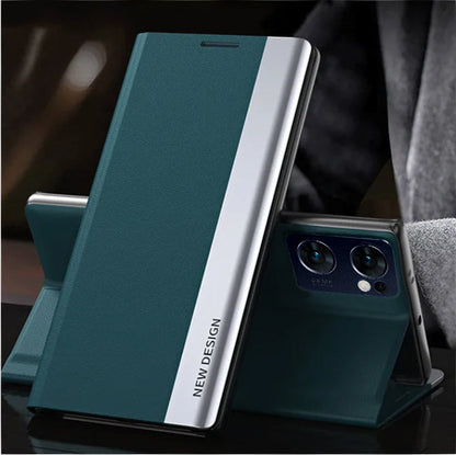 Oppo Reno7 5G Magnetic Flip Leather Case