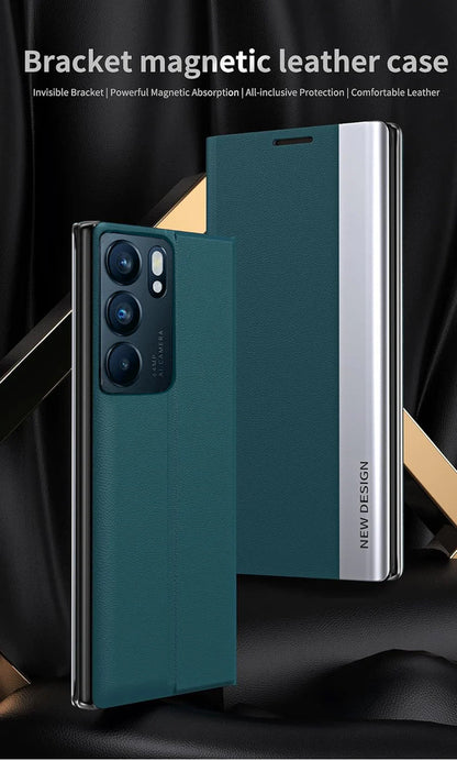 Oppo Reno6 5G Magnetic Flip Leather Case